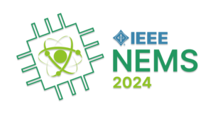 IEEE-NEMS 2024 conference logo by Karan K C, KUAS, Kyoto University of Advanced Science